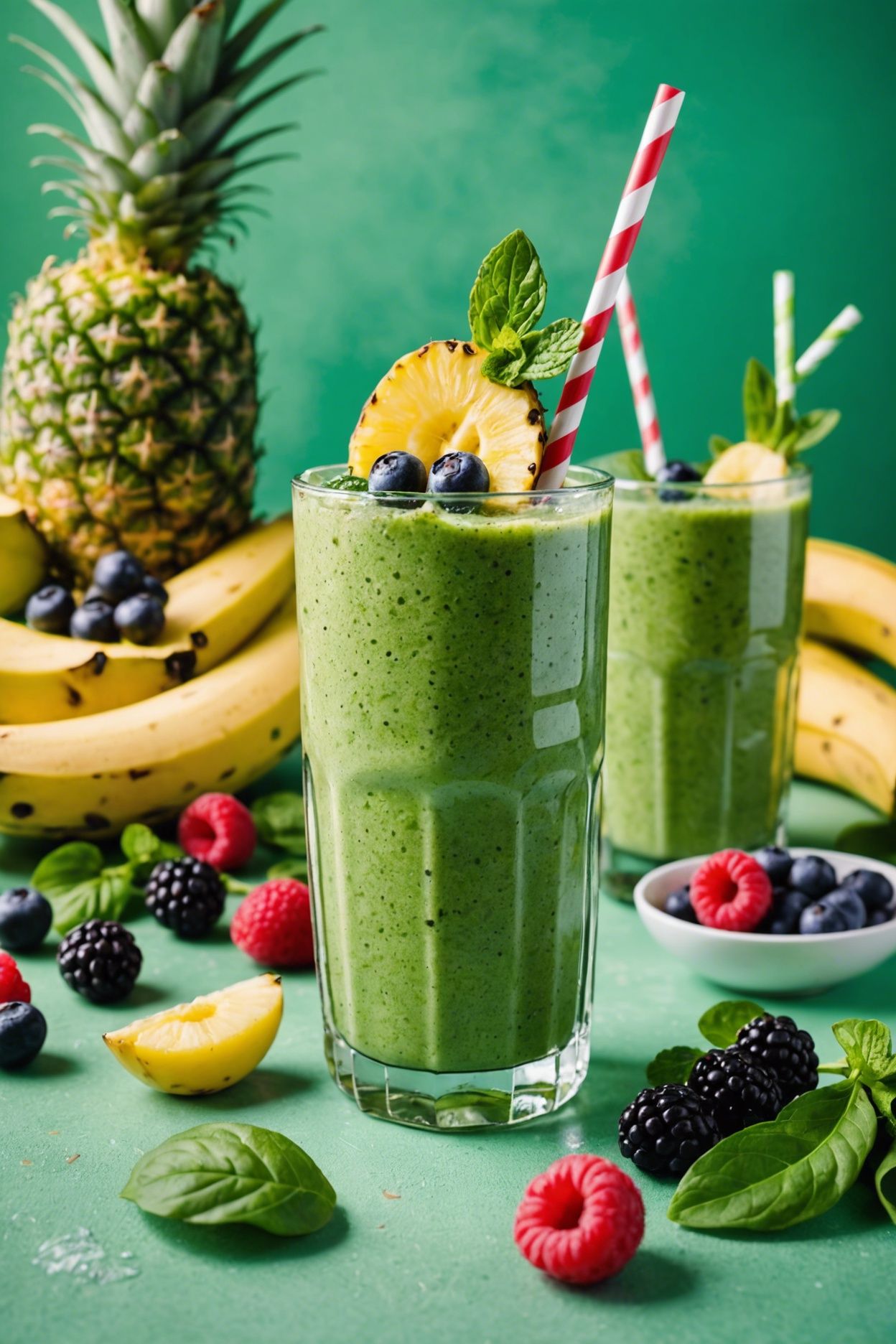 Delicious Fruity Green Smoothie