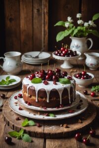 Dried Cherry Cake