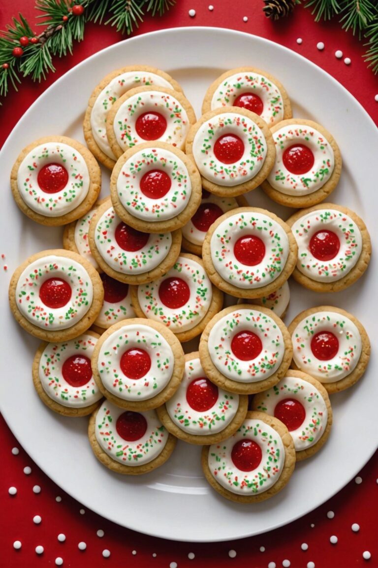 Eggnog Thumbprints