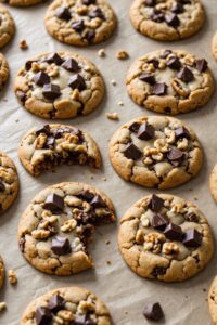 Freezer Chocolate Coconut Walnut Cookies