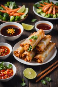 Fried Shrimp Spring Rolls