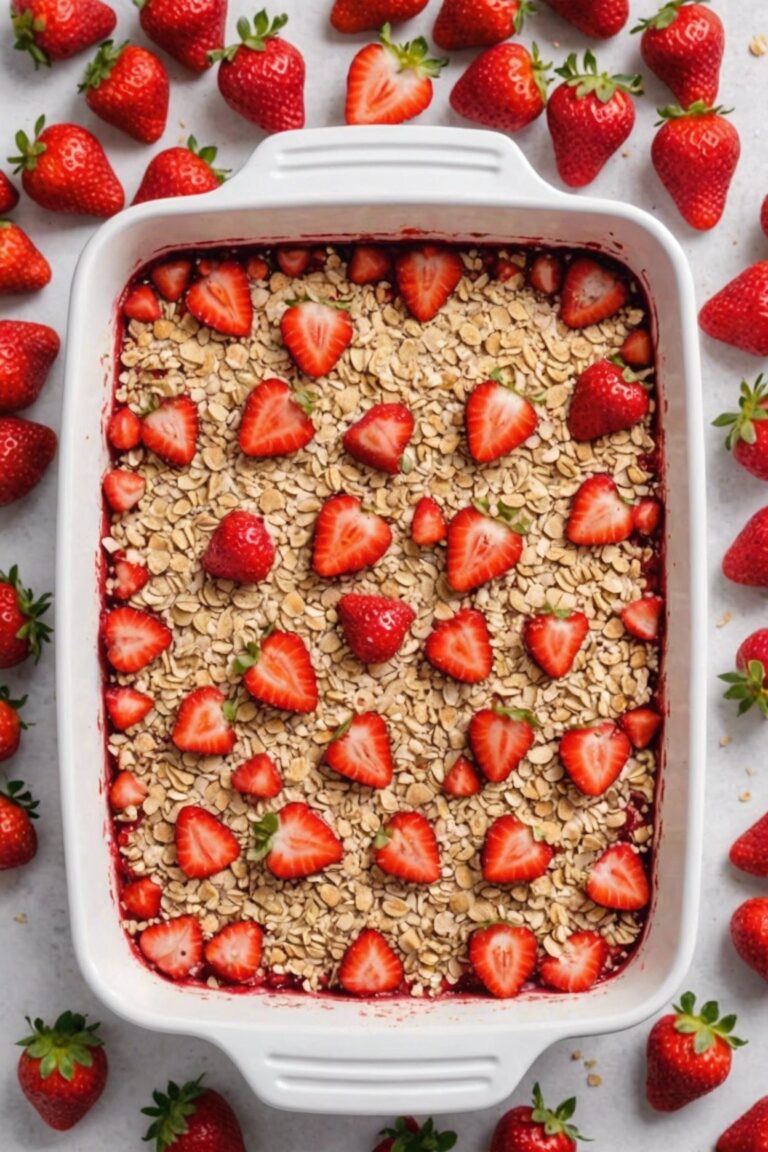 Frozen Strawberry Squares