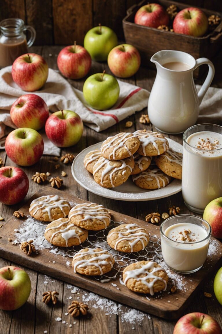 Glazed Apple Cookies