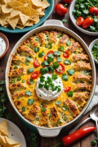 Green Chile Chicken Casserole