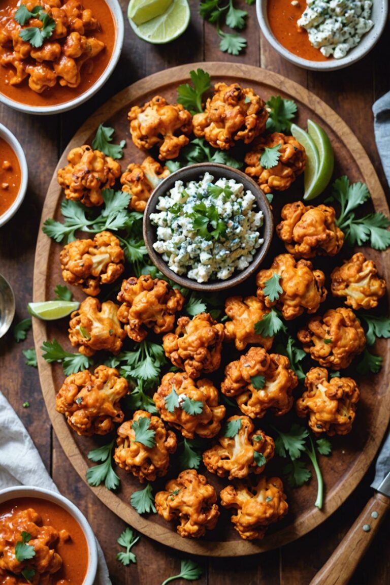 Grilled Buffalo Cauliflower