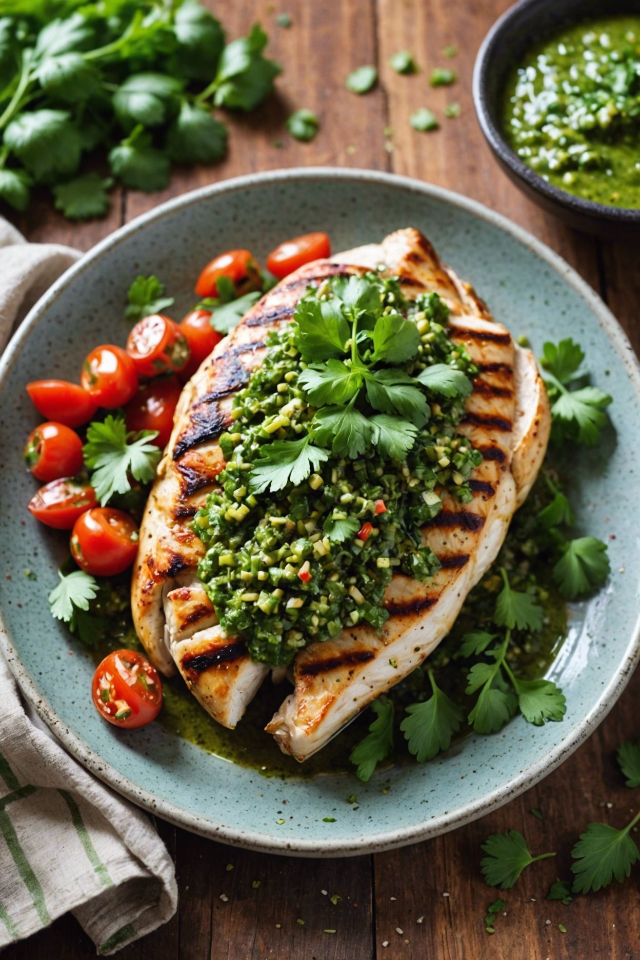 Grilled Salsa Verde Chicken