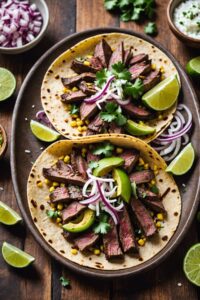 Grilled Skirt Steak Tacos