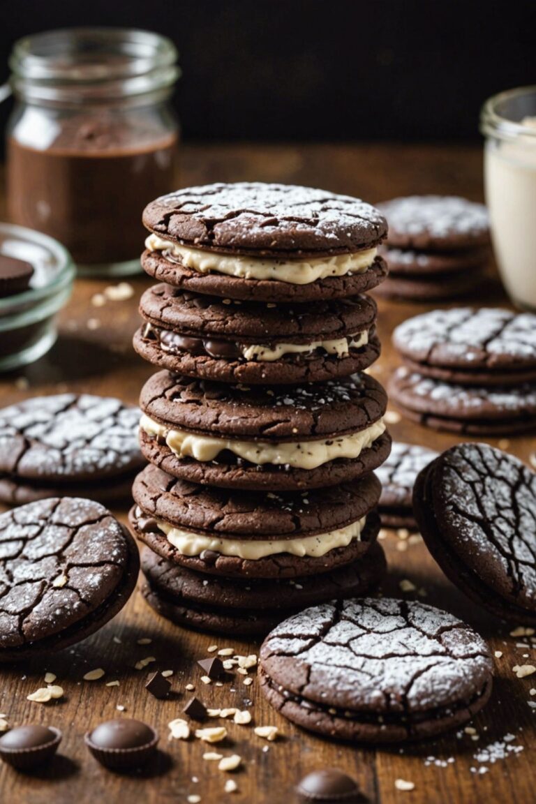 Homemade Chocolate Sandwich Cookies