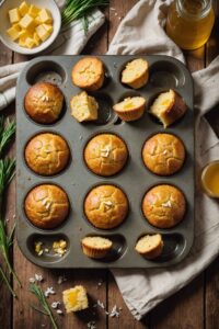 Honey Cornbread Muffins