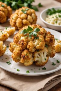 Italian Seasoned Cauliflower Bites