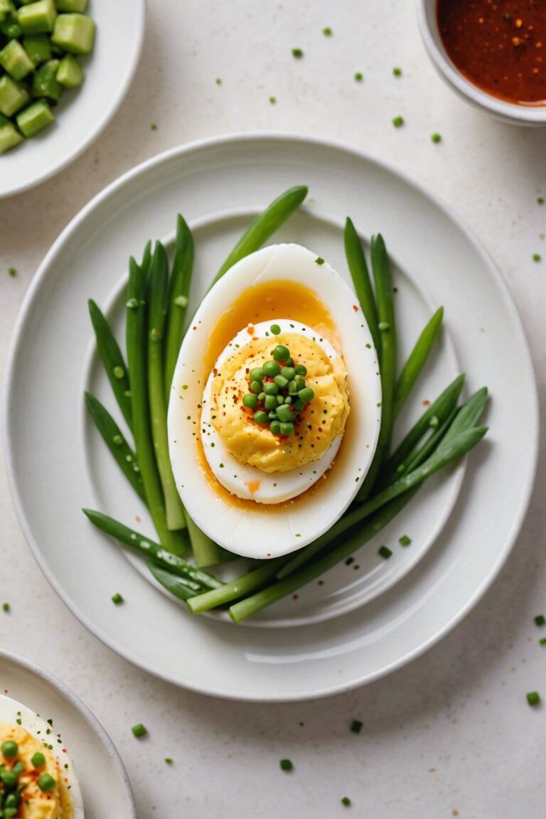 Japanese Wasabi Deviled Eggs