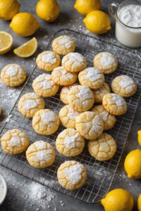 Lemon Crinkle Cookies