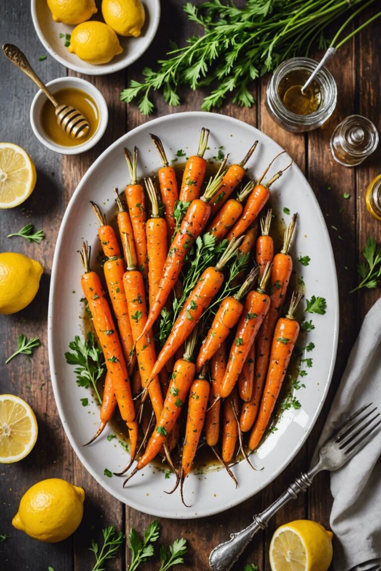 Lemon Honey Baby Carrots