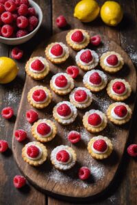 Lemon Raspberry Cookie Cups