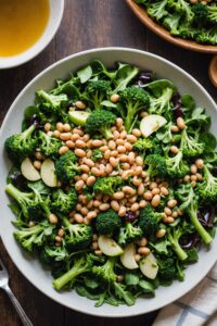 Maple Cannellini Bean Salad With Baby Broccoli