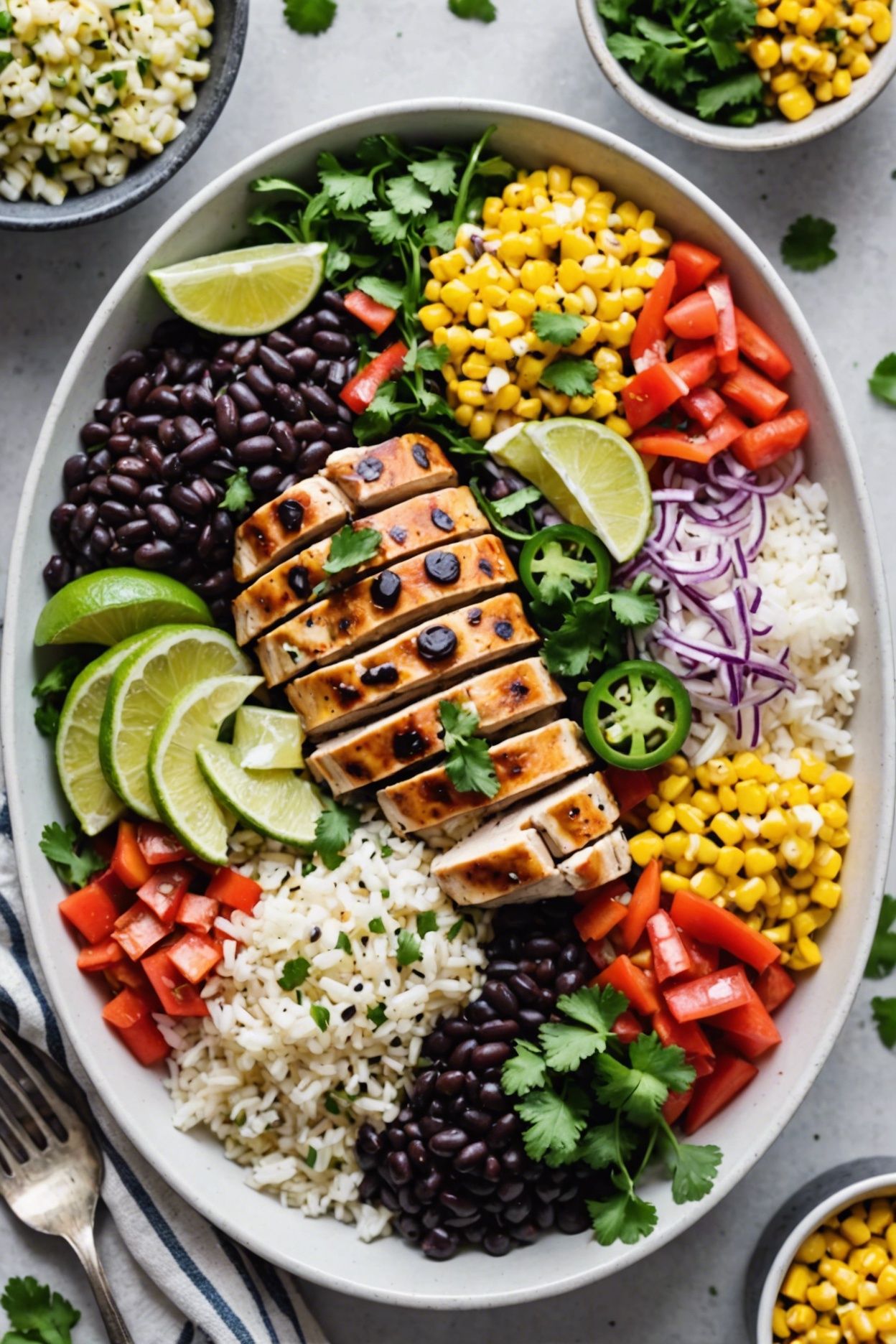 Mexican Chicken And Rice Salad