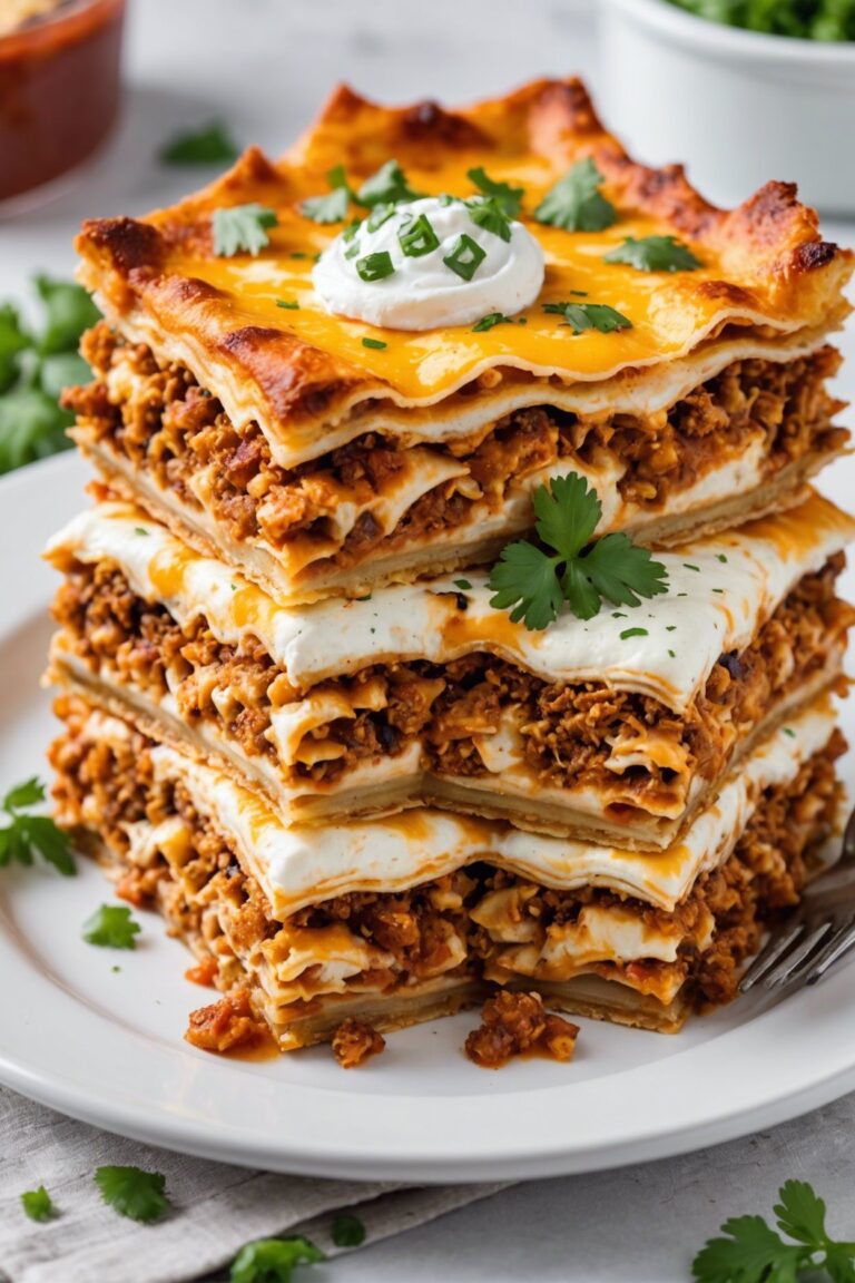 Mexican Chicken Lasagna