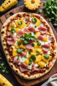 Naan Hawaiian Pizza