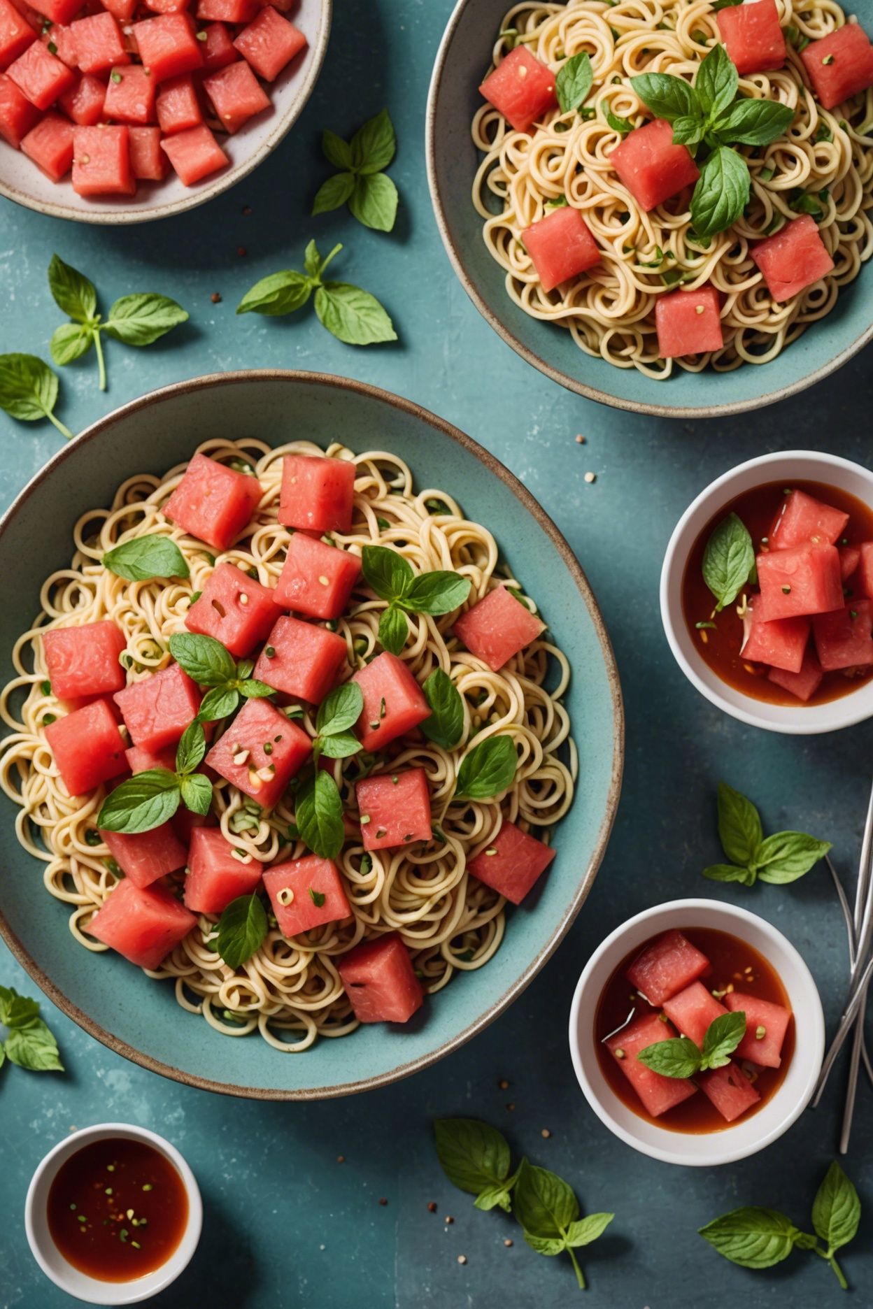 Noodles And Watermelon