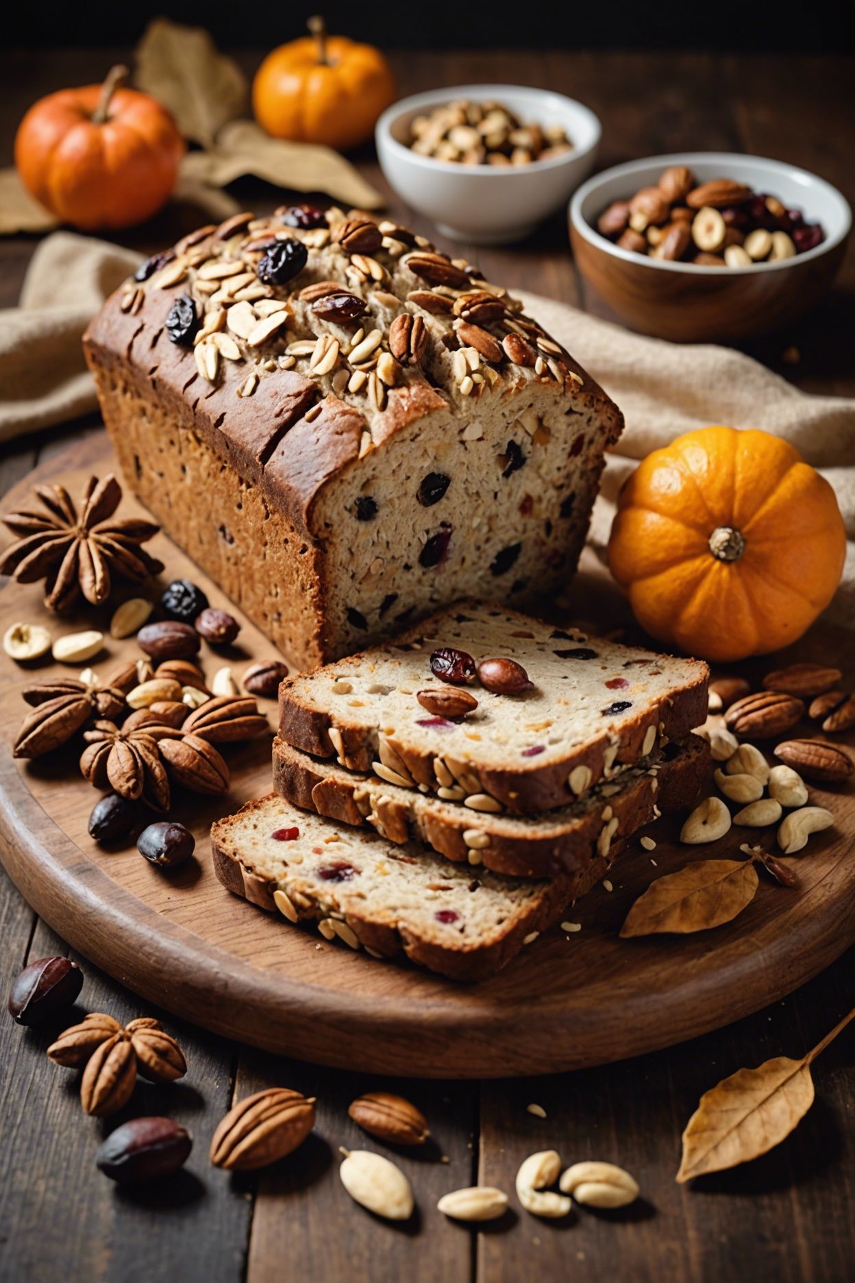 Nut And Fruit Bread