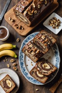 Nutella Swirl Banana Bread