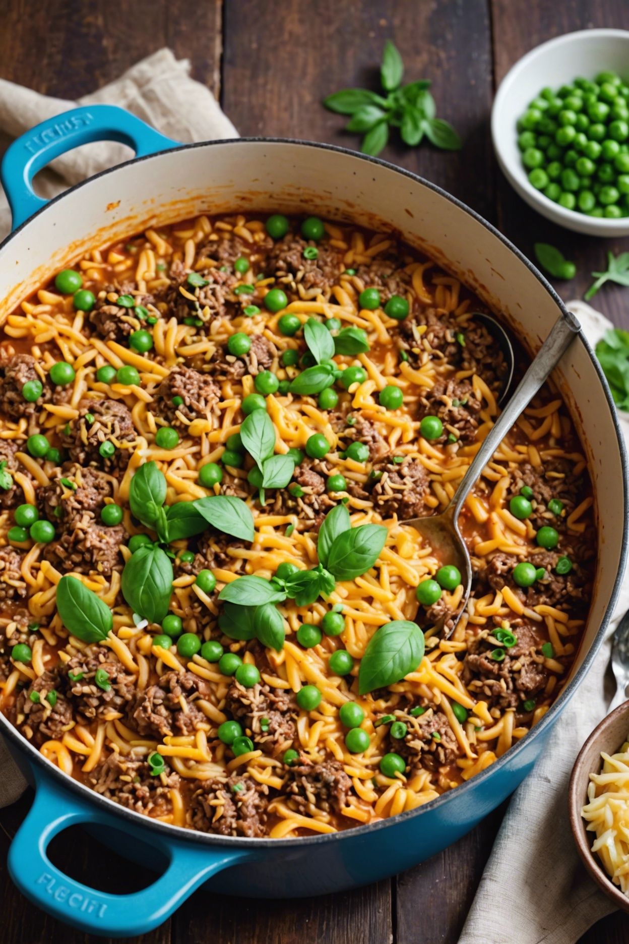 One Pot Creamy Ground Beef And Orzo