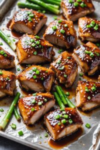 Oven Baked Teriyaki Chicken Thighs