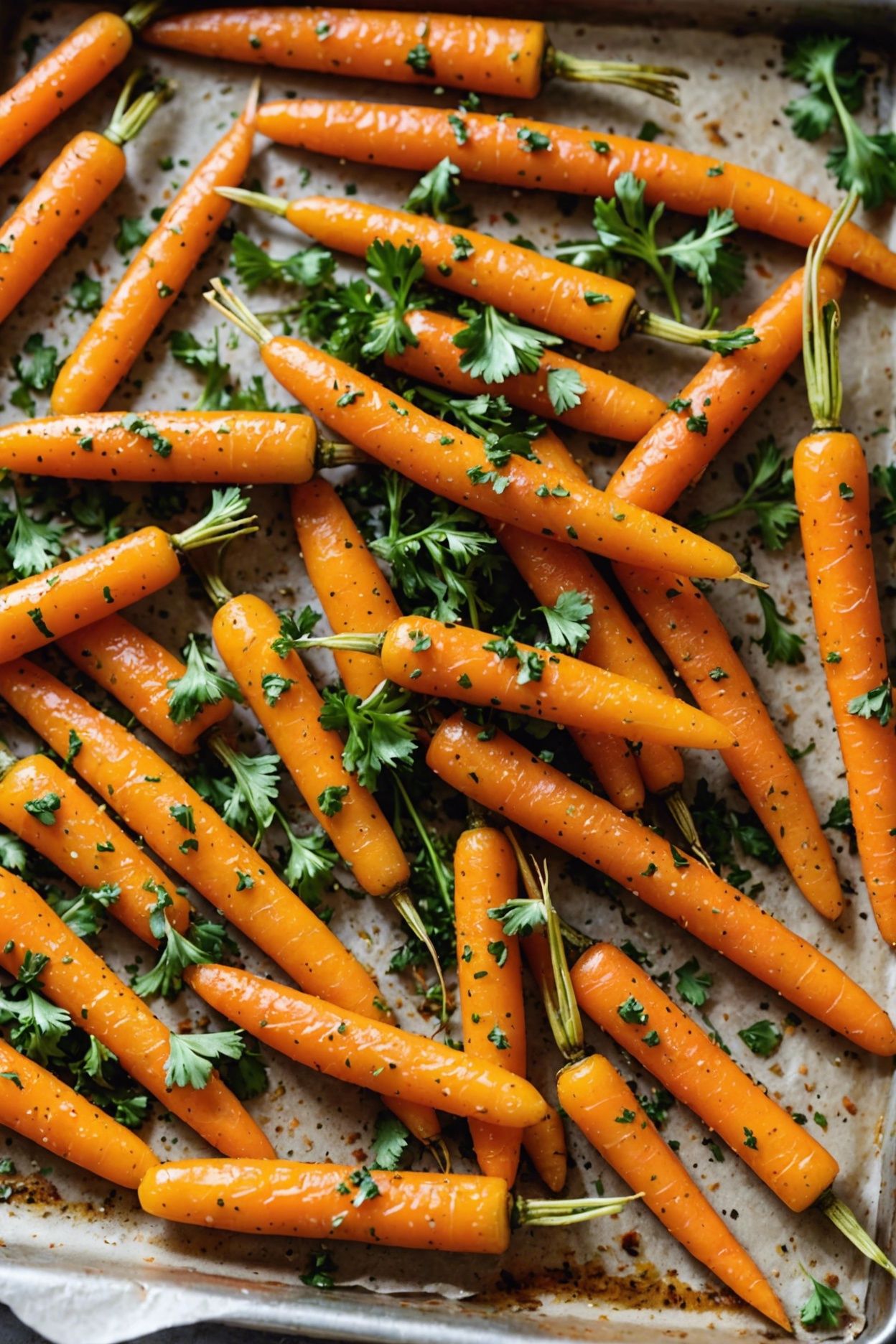 Parmesan Crusted Baby Carrots