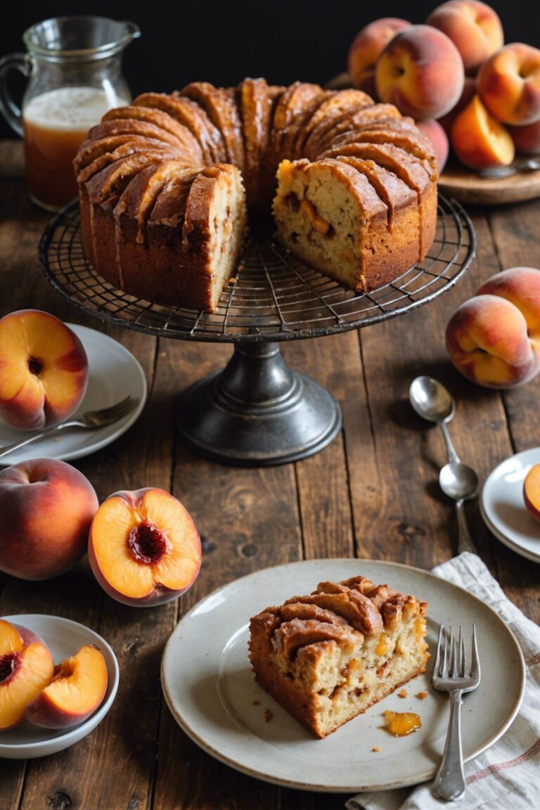 Peach Jam Coffee Cake