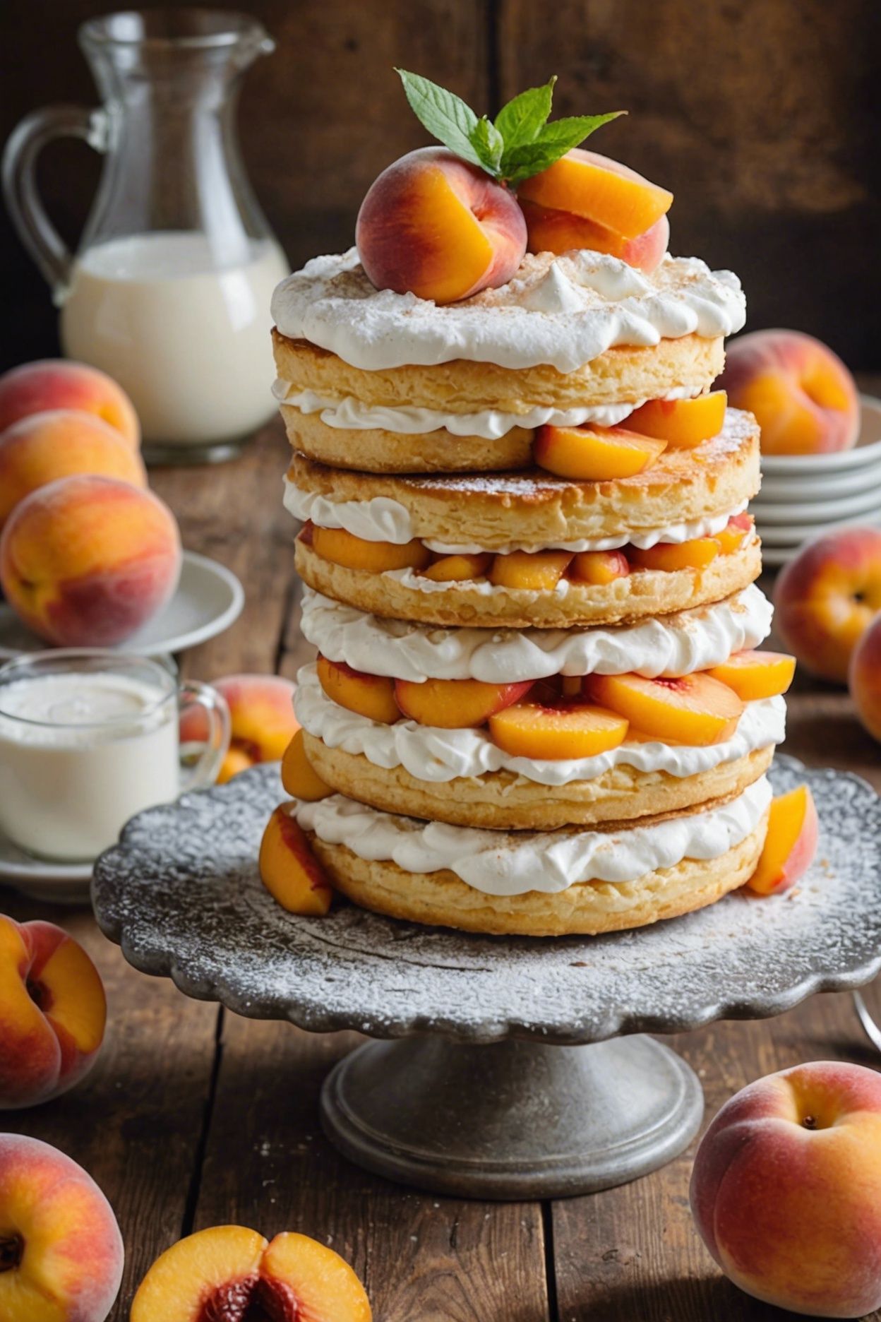 Peaches N Cream Shortcake