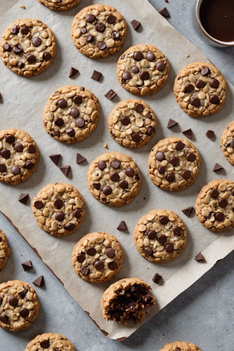 Peanut Butter Cocoa No Bake Cookies