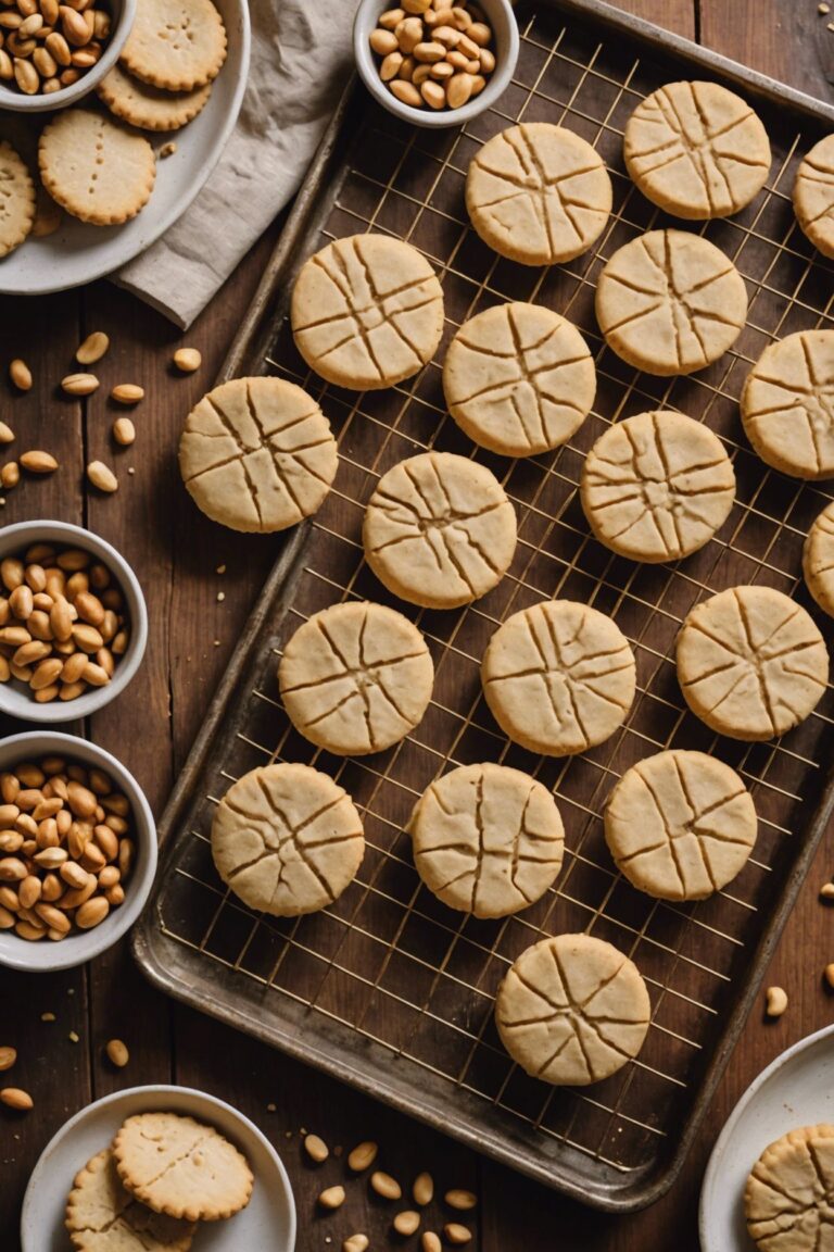 Peanut Butter Shortbread Cookies