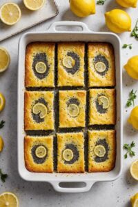 Poppy Seed Lemon Bars