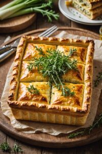 Puff Pastry Chicken And Leek Casserole