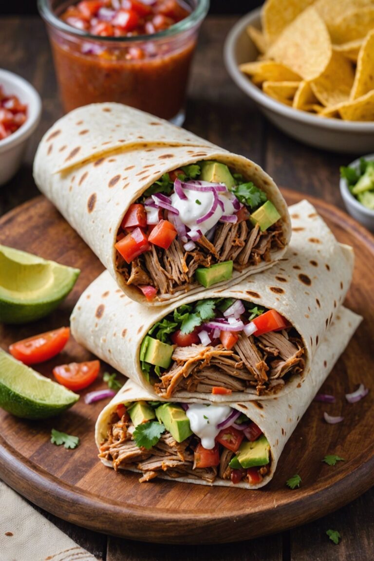 Pulled Pork Burritos