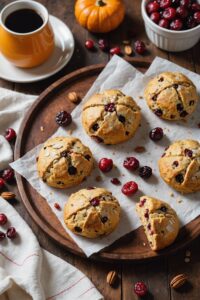 Pumpkin Cranberry Scones