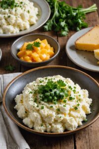 Ranch Flavored Mashed Cauliflower