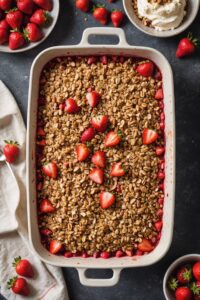 Rhubarb Strawberry Crunch