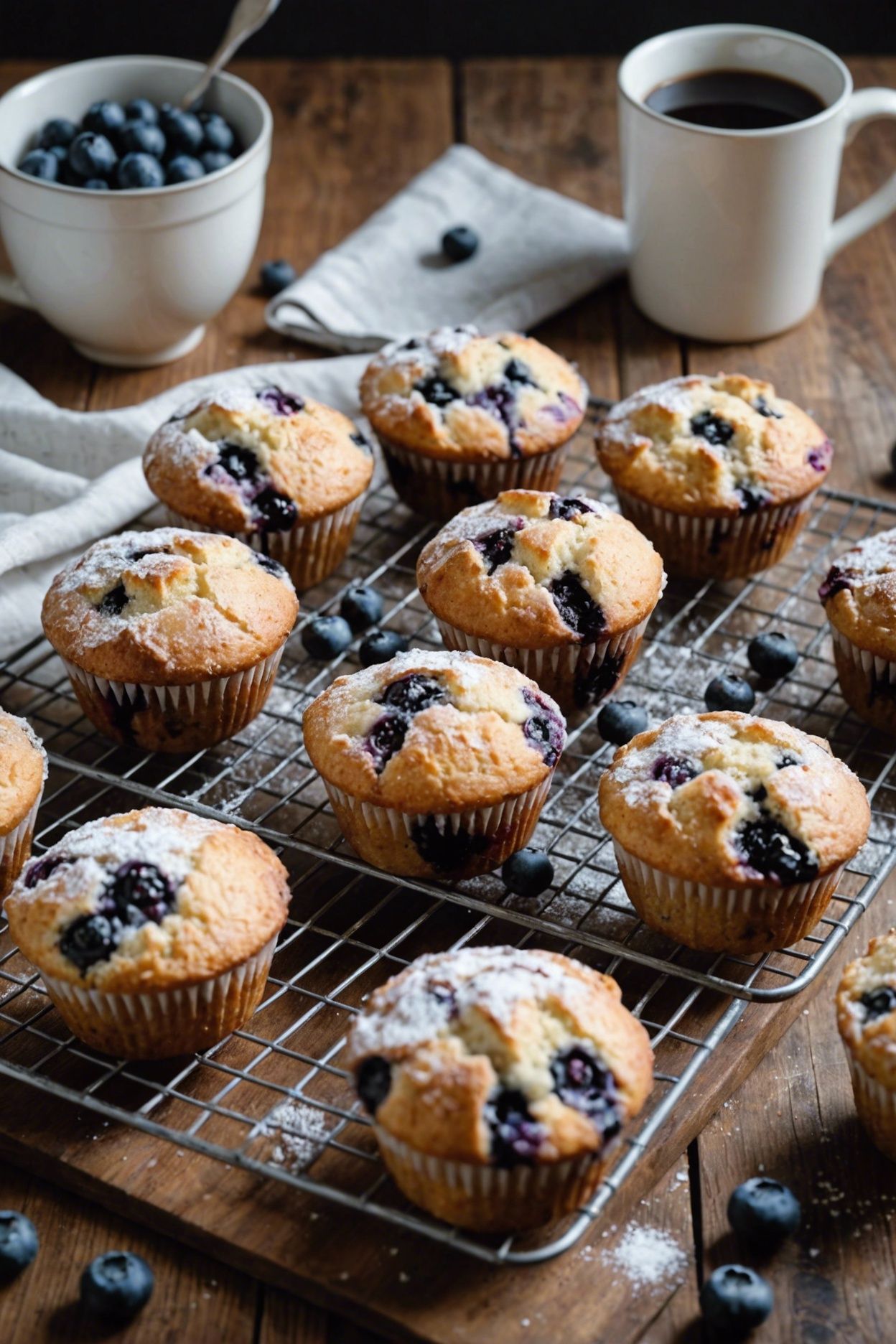 Ricotta Blueberry Muffins