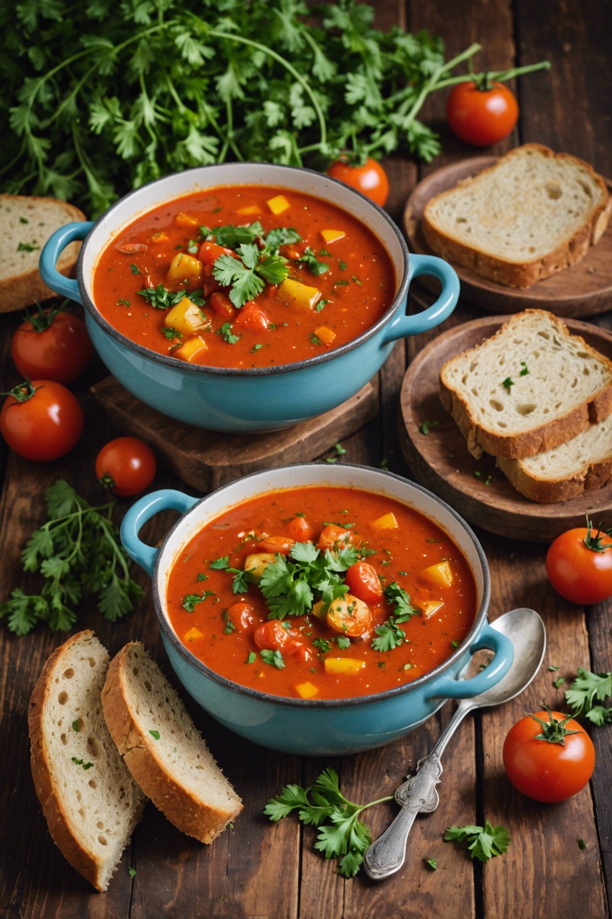 Roasted Tomato And Vegetable Soup