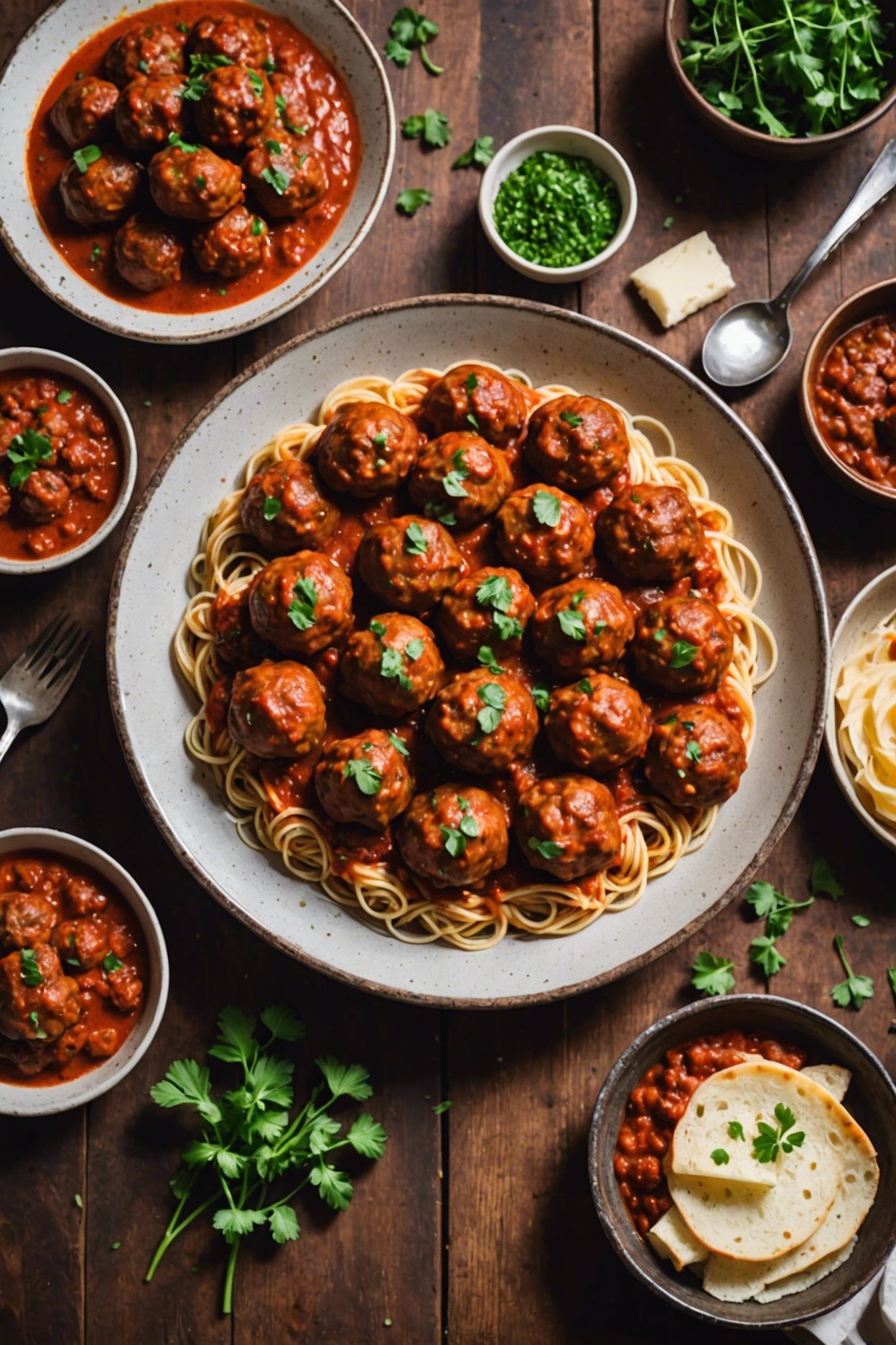 Sausage Meatballs With Ricotta In Tomato Sauce