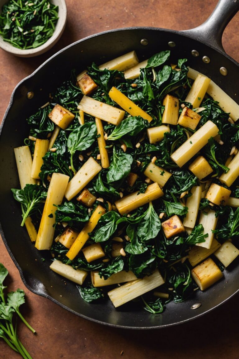 Sauteed Chard With Parsnip