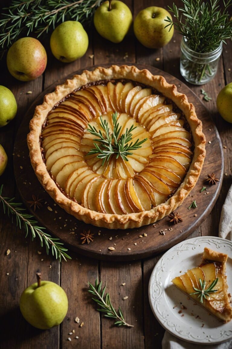 Scandinavian Pear Tart