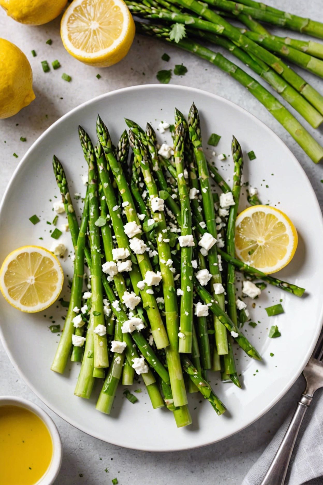 Shaved Asparagus Salad With Feta