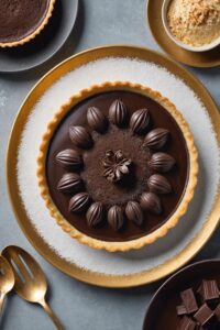 Shortbread Tarts With Chocolate Filling