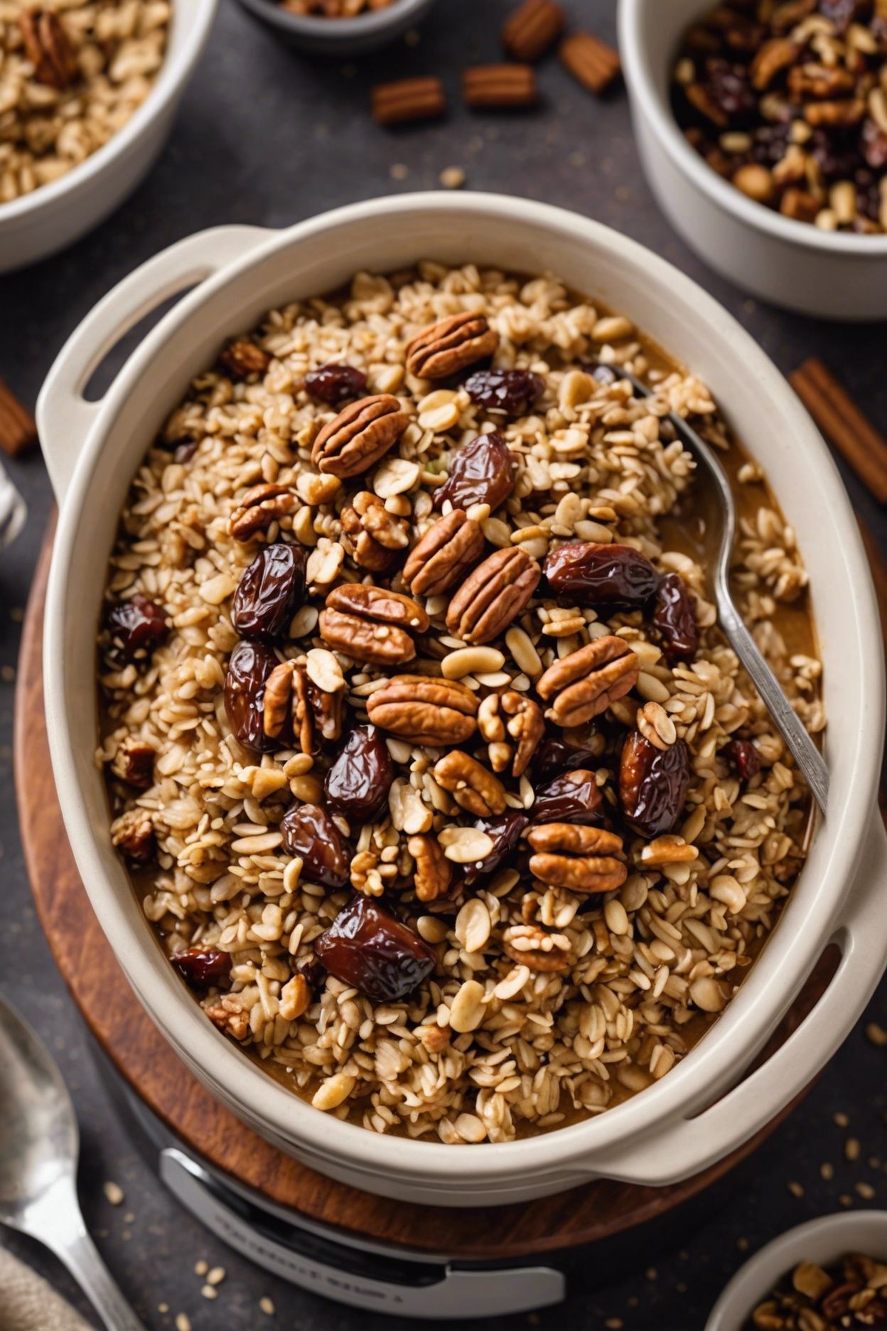 Slow Cooker Spiced Oatmeal