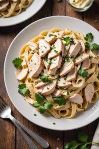 Smoked Chicken Alfredo