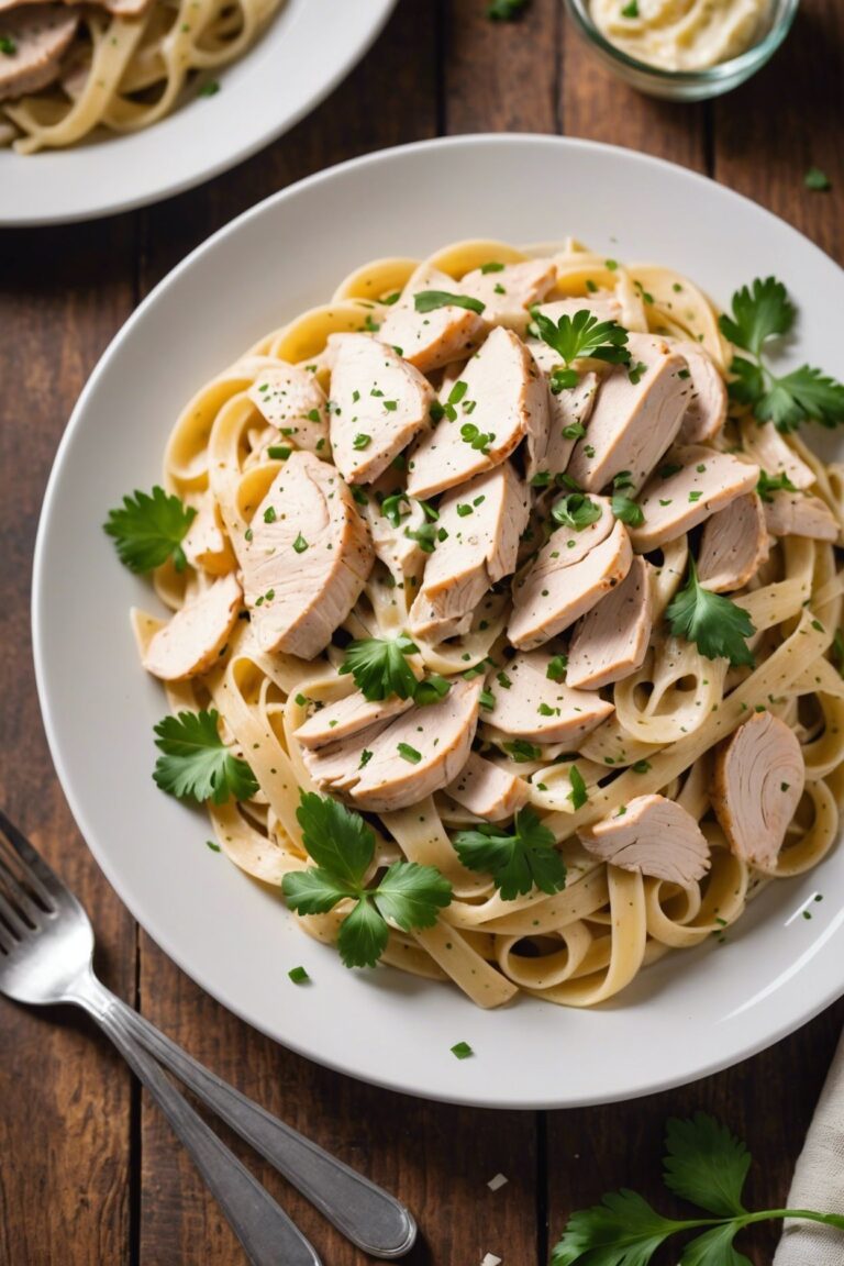 Smoked Chicken Alfredo