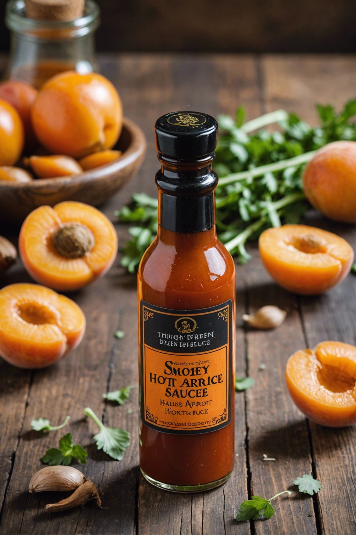 Smoky Apricot Hot Sauce