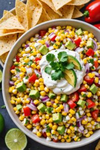 Spicy Creamy Corn Salsa